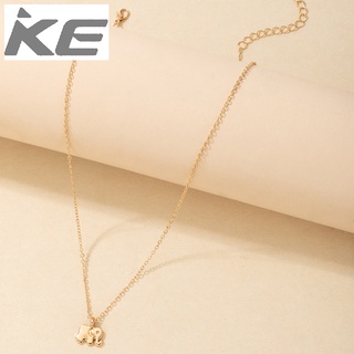 Accessories Creative Simple Elephant Pendant Necklace Cold Animal Clavicle Necklace for girls