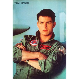 โปสเตอร์ ดารา หนัง ทอม ครูซ Tom Cruise - Top Gun 1986 POSTER 20”x30” Inch Action Drama 80s Classic Movie
