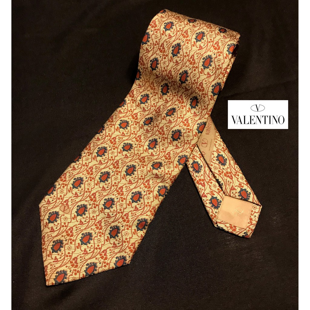 necktie-เนคไทแบรนด์เนม-valentino-ของแท้-มือสอง-สภาพดี-ราคาถูก