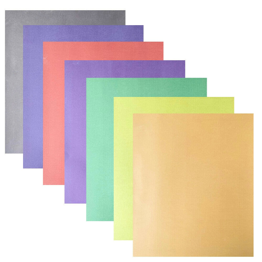 Infusible Ink Transfer ไวนิล 7 สีระเหิดฟิล์มกระดาษสําหรับผ้า Poly ...