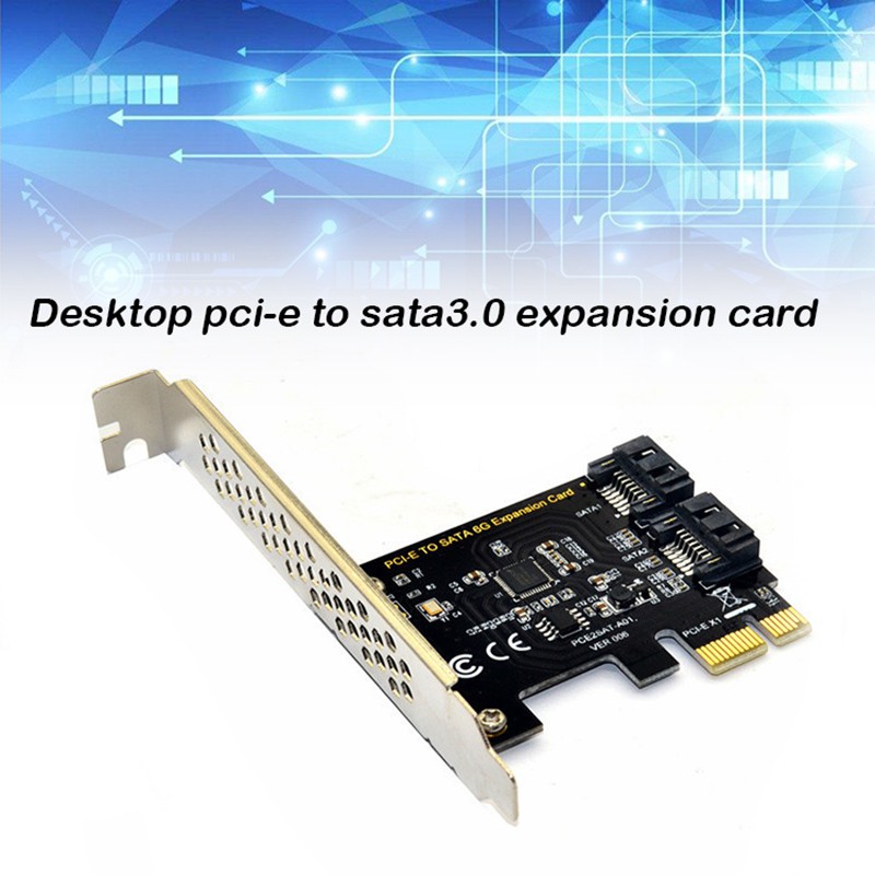 sata-pci-e-อะแดปเตอร์-2-พอร์ต-sata3-0-to-pci-express-x4-การ์ดโมดูล-sata3-0-pcie-pci-e-sata-controller-สําหรับ-hdd-asmedia