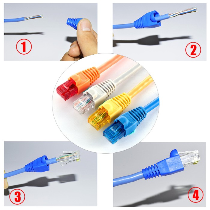 เซตบูทครอบสีน้ำตาล-cat5e-หัวแลน-rj45-cat5e-จำนวน-10-ชิ้น