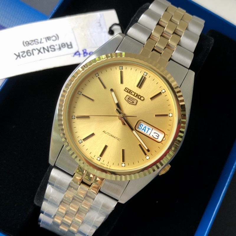 Seiko 5 SNXJ90K SNXJ92K NOS Seiko Datejust Shopee Thailand