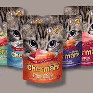 Cherman อาหารแมวเปียก เชอร์แมน ขนาด 85 กรัม เกรดพรีเมี่ยม