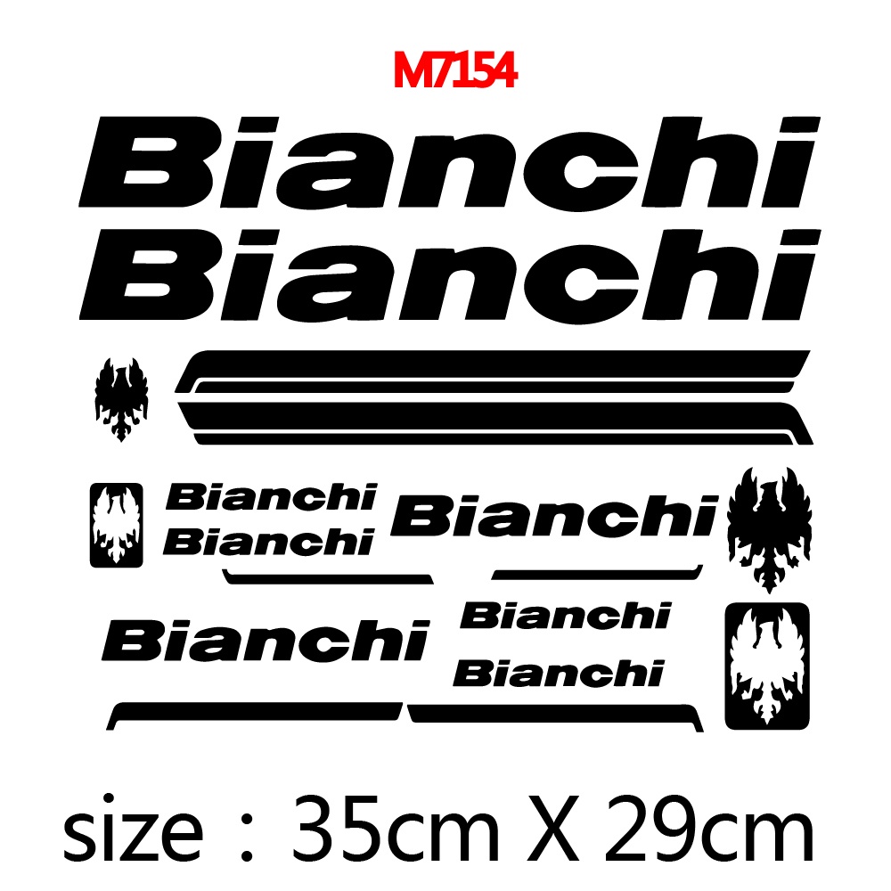 bianchi-สติกเกอร์รูปลอกสำหรับจักรยานเสือภูเขา-จักรยานเสือหมอบ