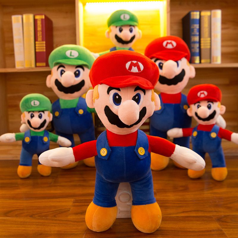 หมอนตุ๊กตานุ่ม-รูปการ์ตูน-mario-ของเล่นสําหรับเด็ก