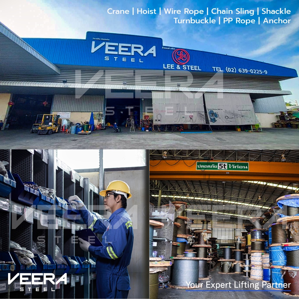 ภาพสินค้า*พร้อมส่ง*  เกลียวเร่ง Hook & Eye ชุบ Galvanize  เกลียวเร่งสลิง Veerasteel วีระสตีล จากร้าน veerasteel บน Shopee ภาพที่ 5