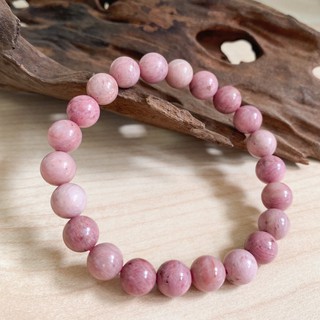 สินค้า กำไลข้อมือหิน โรโดไนท์ Rhodonite หินแห่งความรัก *หินธรรมชาติ 100%*