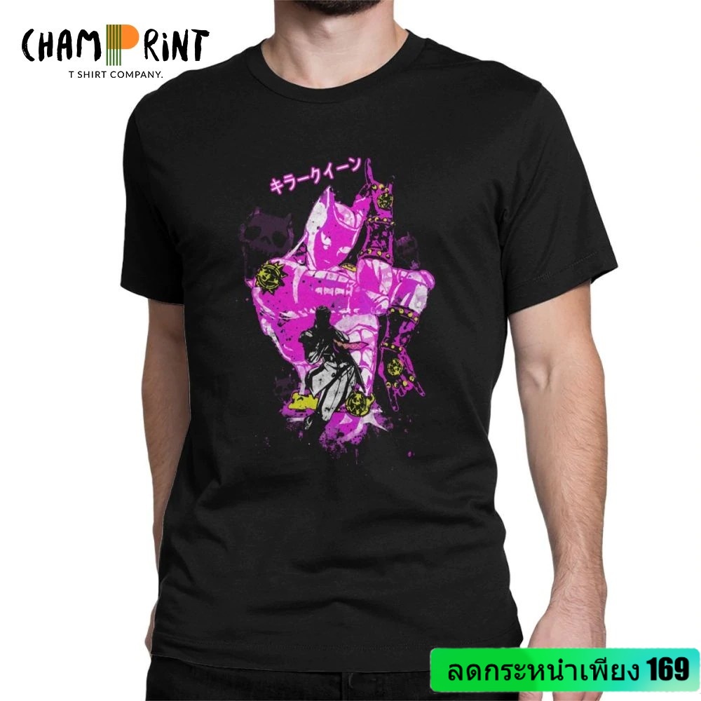 เสื้อยืดผ้าฝ้าย-พิมพ์ลาย-killer-queen-s-jjba-jojo-bizarre-adventure-novelty-สําหรับผู้ชาย-fw32w16e16187