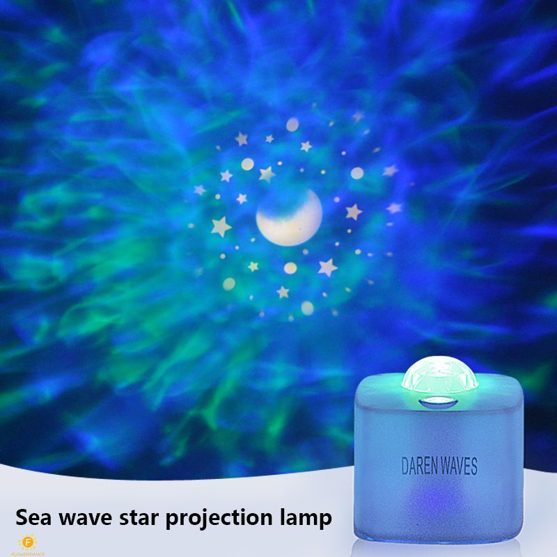 led-projector-night-light-star-light-starry-sky-projection-บรรยากาศโคมไฟตกแต่งห้องนอน-usb-ชาร์จรูปแบบน้ำโรแมนติกของขวัญเด็ก-flowerdance