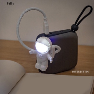 [Fil] โคมไฟตั้งโต๊ะ Led รูปนักบินอวกาศ 5V ชาร์จ Usb สําหรับแล็ปท็อป Dyb