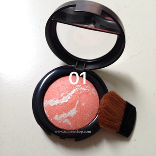 บลัชออนชิมเมอร์ HF347 Sivanna color baked blusher powder ของแท้