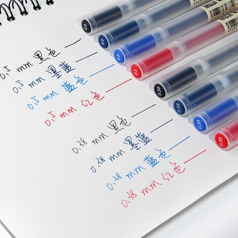 ภาพสินค้าMuji ปากกาหมึกเจล สีน้ำเงิน ดำ แดง จากร้าน superpen.th บน Shopee ภาพที่ 1