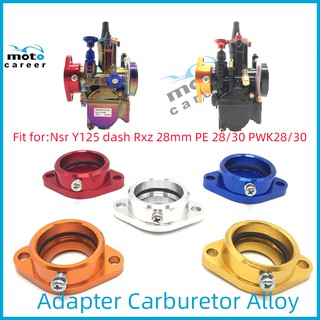อะแดปเตอร์คาร์บูเรเตอร์ท่อไอดี PWK 21-30 มม. Dash N-PRO N PRO NSR WAVE rxz 28 มม. ชุดอุปกรณ์เสริมคาร์บูเรเตอร์ สําหรับ Mikuni KOSO