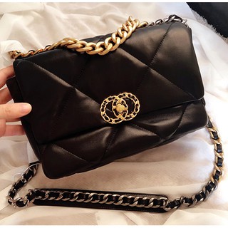 (Preorder) CC 19 Style Maxi Flap Bag Sheepskin Real Leather 💯