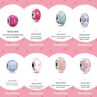 Pandora จี้สร้อยคอ รูปแบรนด์เนม สําหรับของขวัญวันเกิดผู้หญิง p825