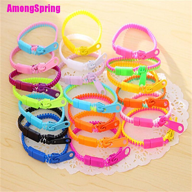 amongspring-สร้อยข้อมือมีซิป-10-ชิ้น