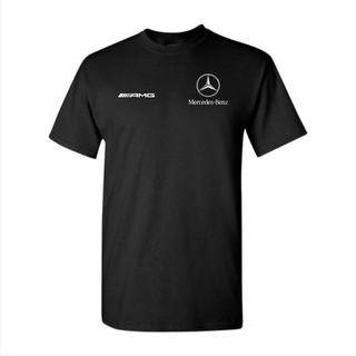 เสื้อยืดวินเทจพร้อมส่ง Gildan เสื้อยืดผ้าฝ้าย พิมพ์ลายโลโก้ Mercedez พลัสไซซ์ เรียบง่าย แฟชั่น สําหรับผู้ชาย ของขวัญวันเ