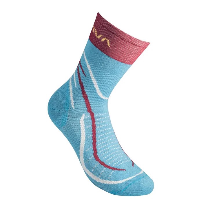 la-sportiva-sky-socks-malibu-blue-berry-ถุงเท้าวิ่ง-ถุงเท้าวิ่งเทรล