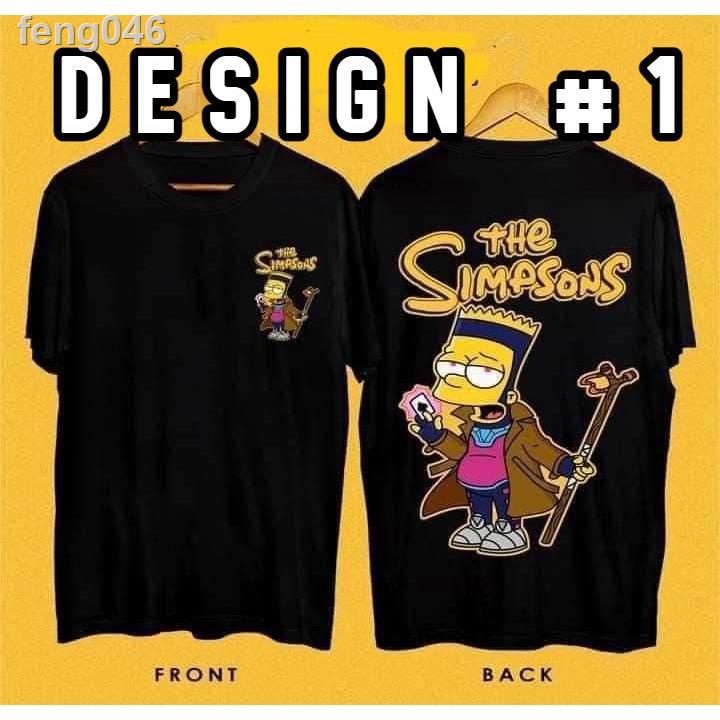 the-simpson-graphic-shirt-การออกแบบด้านหน้าและด้านหลัง