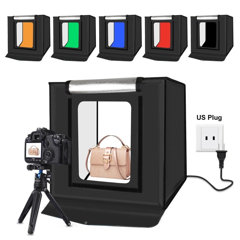 puluz-กล่องไฟถ่ายภาพ-light-box-40-cm-สตูดิโอถ่ายภาพ-กล่องถ่ายรูปสินค้า-40ซม-กล่องสำหรับถ่ายภาพสินค้า-พร้อมไฟ-led-ปรับไฟ