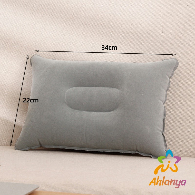 ahlanya-หมอนเป่าลม-หมอนพกพา-หมอนหนุนหลัง-หนุนนอน-inflatable-pillow