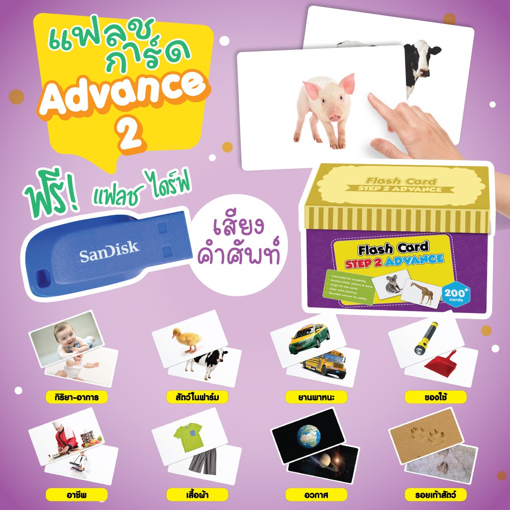 แฟลชการ์ด-แถมฟรี-usb-flash-drive-flash-card-advance-set-2-สัตว์ในฟาร์ม