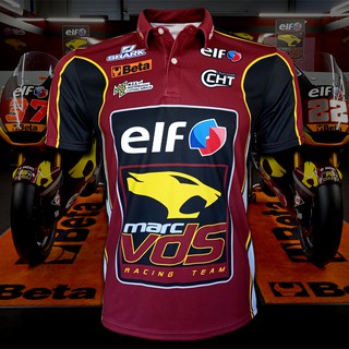 ภาพหน้าปกสินค้าเสื้อโปโล Polo Shirt MotoGP เสื้อโปโลโมโตจีพี ทีม เอลฟ์ มาร์ค วีดีเอส เรสซิ่ง #MG0044 รุ่น แซม โลเวส#22 ไซส์ S-5XL ซึ่งคุณอาจชอบราคาและรีวิวของสินค้านี้
