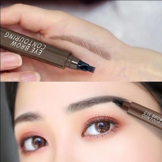 ภาพย่อรูปภาพสินค้าแรกของSuake eye brow contouring ปากกาเขียนคิ้ว 4D