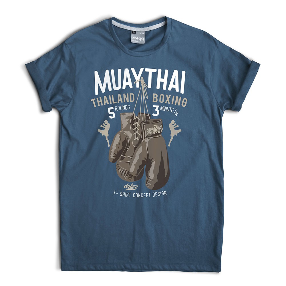 dotdotdot-เสื้อยืดหญิง-concept-design-ลาย-muaythai-blue