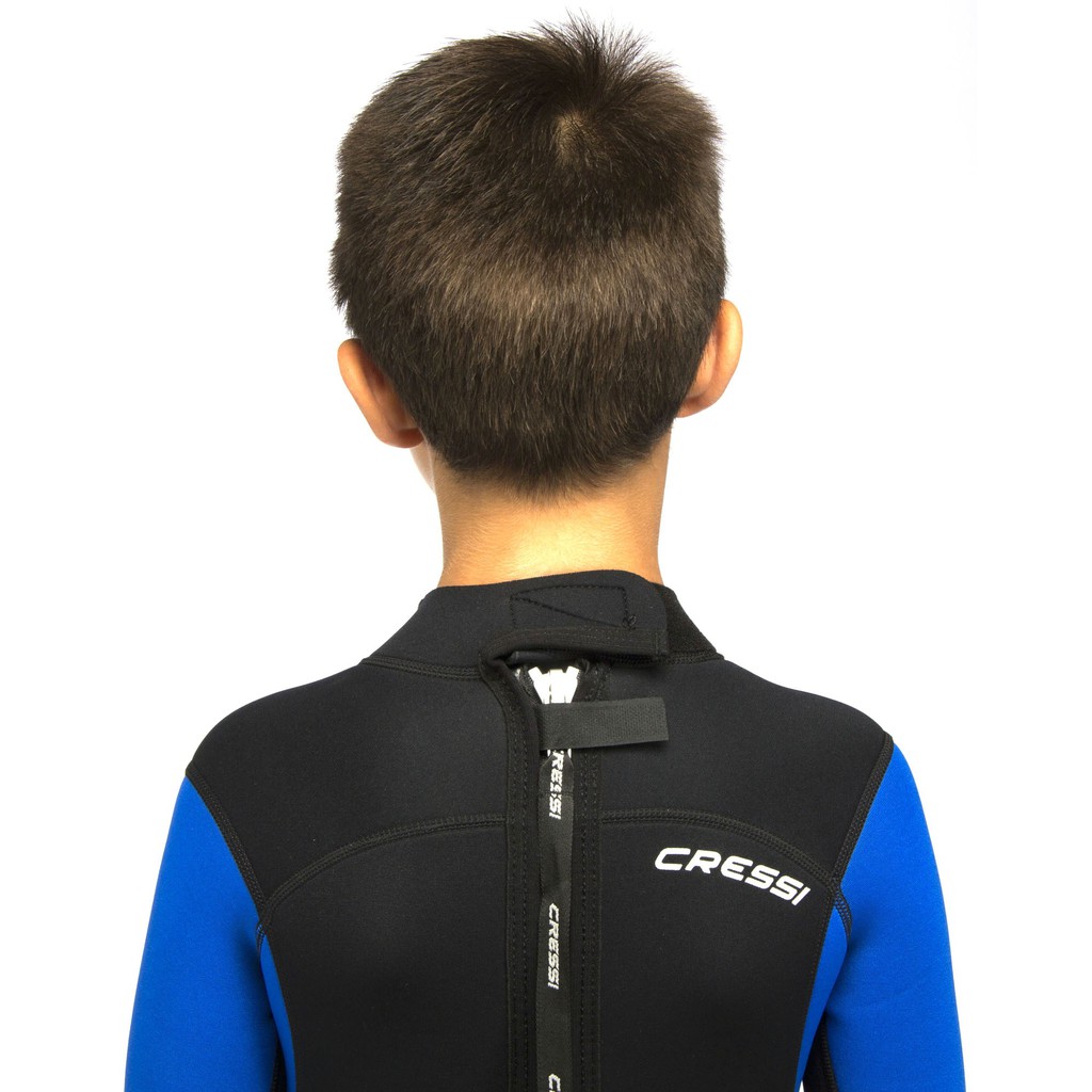 เว็ทสูท-เว็ทสูทดำน้ำ-สำหรับเด็ก-เว็ทสูทกางเกงขาสั้น-อุปกรณ์ดำน้ำ-cressi-super-med-x-shorty-junior-kids-wetsuit-3mm