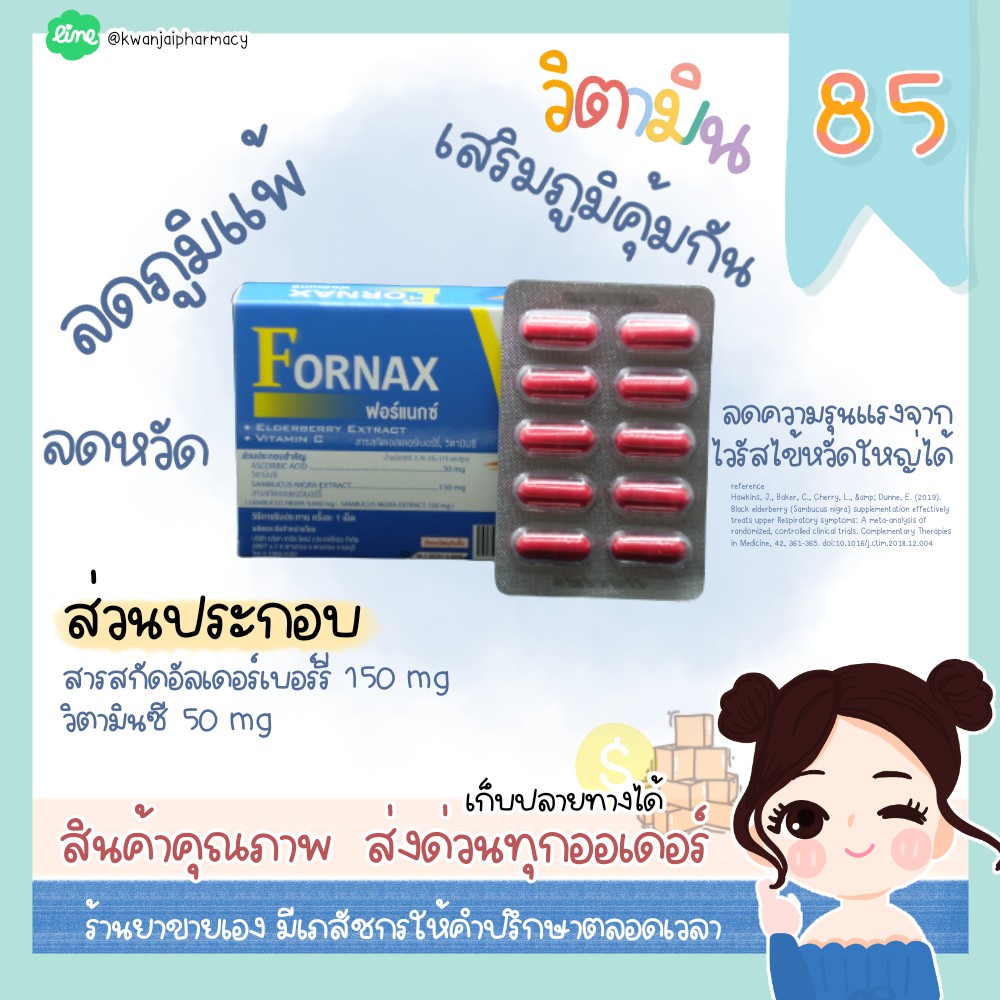 สารสกัด-elderberry-อัลเดอร์เบอร์รี่-fornax-ลดความรุนแรงจากเชื้อไวรัส