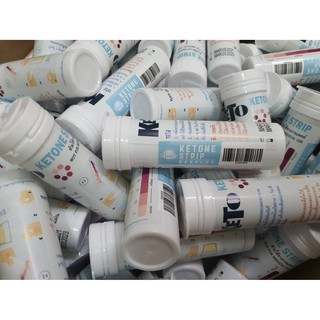 ภาพขนาดย่อของภาพหน้าปกสินค้าแผ่นตรวจค่าคีโต Ketosis บรรจุ 50 Pcs./1 ขวด จากร้าน banploy_ketolowcarb บน Shopee