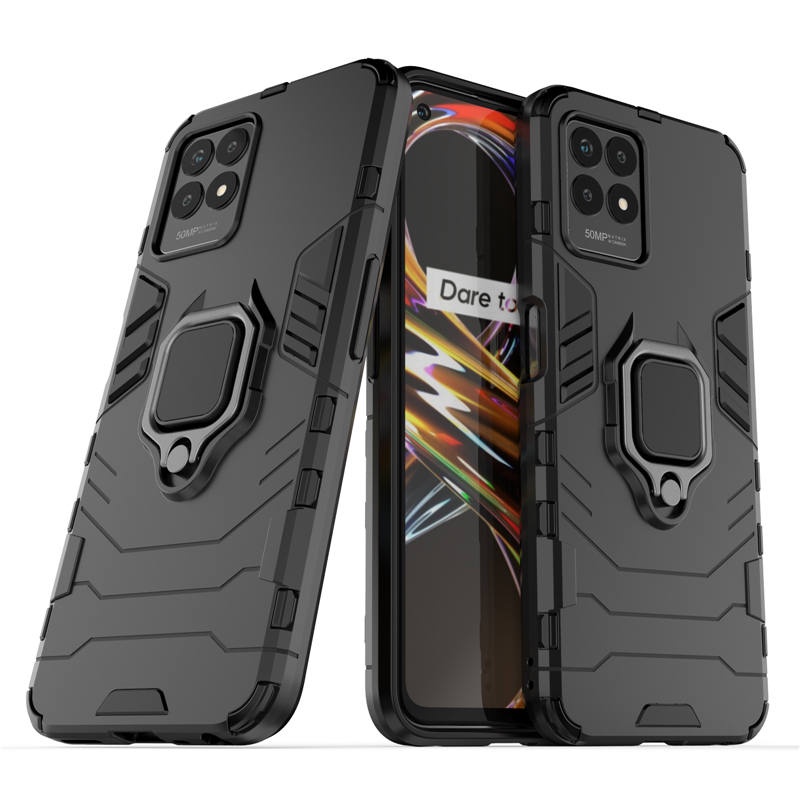 เคส-realme-narzo-50-ฮาร์ดเคสกันกระแทกเคสโทรศัพท์-hybrid-armor-shockproof-ring-phone-case-realme-narzo50-cover-stand