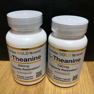 ภาพหน้าปกสินค้าCalifornia gold nutrition L-Theanine 100 mg/200 mg ที่เกี่ยวข้อง