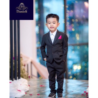 สินค้า Danieli Skinny Premium Suit. รุ่นกางเกงเดฟ สูทเด็ก มีขนาด 1-20 ปี 90-180 Cm. สูทคู่พ่อลูก วัยรุ่น เด็กเล็ก สลิมฟิต