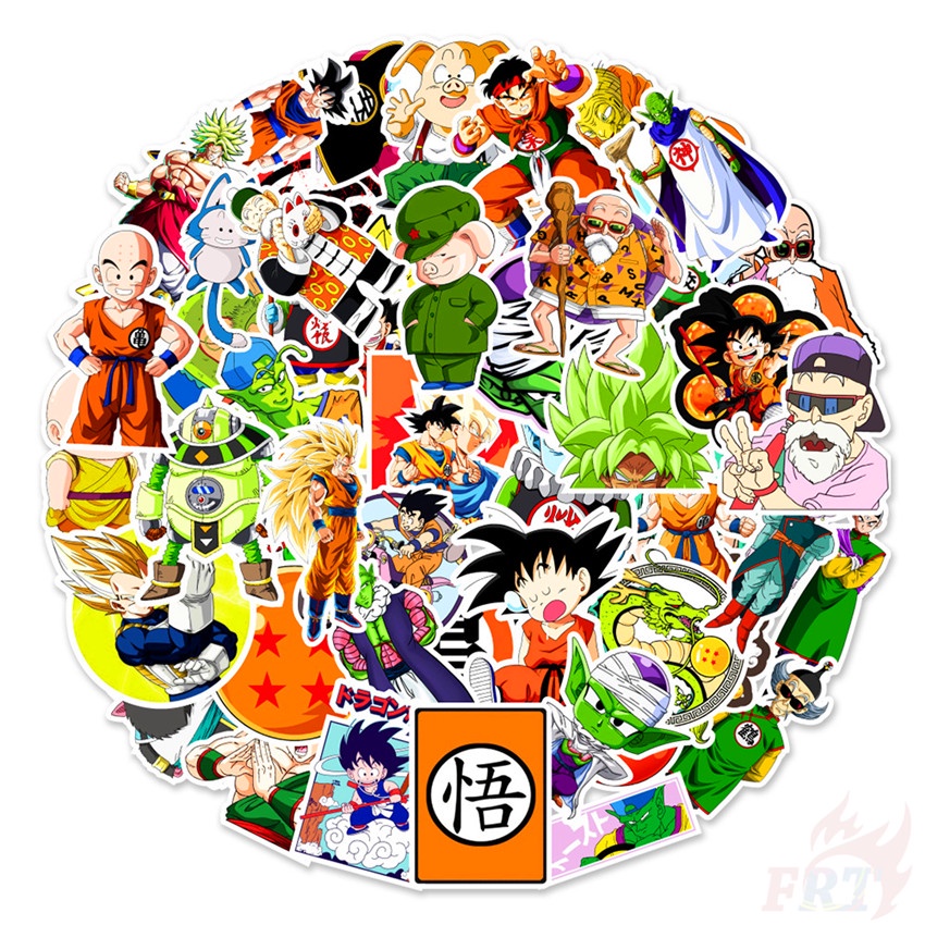 50-ชิ้น-ชุด-สติกเกอร์-dragon-ball-series-01-สําหรับติดตกแต่ง-สติกเกอร์-ลายกราฟฟิติ-กันน้ํา-diy