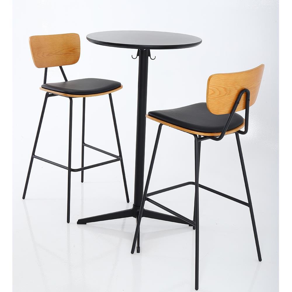 โต๊ะอเนกประสงค์-โต๊ะบาร์กลม-furdini-hook-am-0786-สีดำ-เฟอร์นิเจอร์เอนกประสงค์-เฟอร์นิเจอร์-ของแต่งบ้าน-bar-table-with-ho