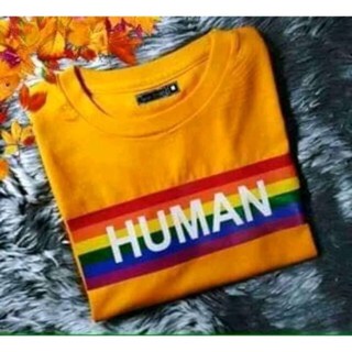 เสื้อยืด LGBT RAINBOW HUMAN UNISEX @K4