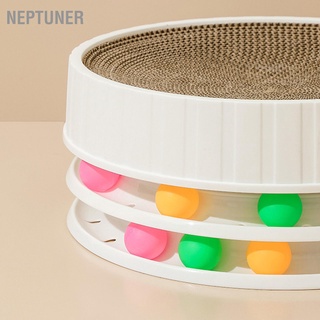 Neptuner ของเล่นกระดานขูดแมว ทรงกลม ความหนาแน่นสูง กันรอยขีดข่วน สําหรับแมว