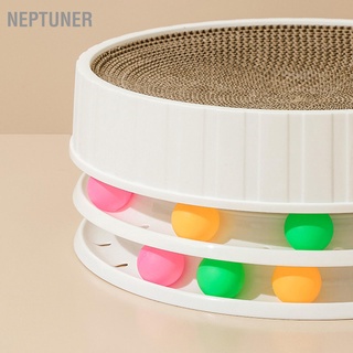 Neptuner ของเล่นกระดานขูดแมว ทรงกลม ความหนาแน่นสูง กันรอยขีดข่วน สําหรับแมว