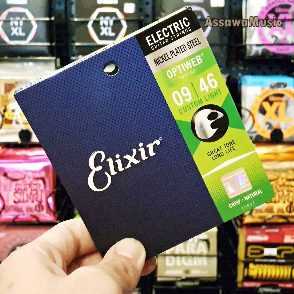 ของแท้-สายกีต้าร์ไฟฟ้า-elixir-09-46-optiweb-สายเคลือบ-19027-สายกีต้าร์-สายเคลือบ-กีต้าร์ไฟฟ้า-อีลิคเซอร์-สาย-กีต้าร์