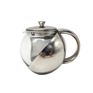 กาน้ำชา กาแก้วชงชา กาพร้อมที่กรอง กาชงชาสแตนเลส กาชงชาปากสั้น 500 ml.