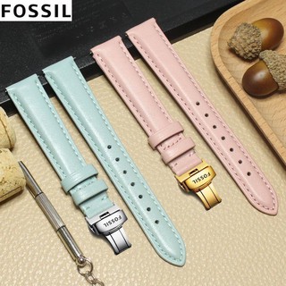 สายนาฬิกา Fossil สายนาฬิกาหนัง Fossil สุภาพสตรีสายรัดข้อมือแ