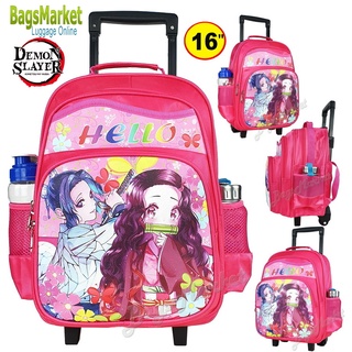 New Arrivial 🔥🎒Kids Luggage 13"-16" Wheal กระเป๋าเป้มีล้อลากสำหรับเด็ก กระเป๋านักเรียน เหมาะกับเด็กอนุบาล-ประถม