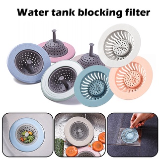 Kitchen Strainer Sewer Filter Drainage Silicone Strong Suckers Bathroom Sink Hair Tool