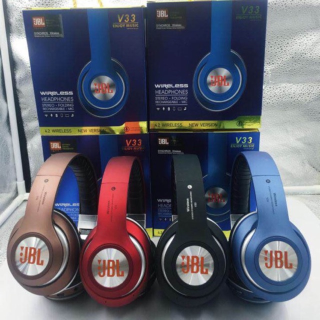 ภาพหน้าปกสินค้าV33 ENJOY MUSIC JBLบูลทูลได้เสียงดีมาก