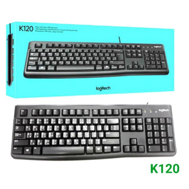 keyboard-logiteh-k120-มีสาย-usb-รับประกัน-1ปี