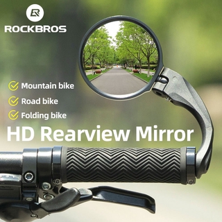 Rockbrso กระจกมองหลัง hd 360 องศา ปรับได้ สําหรับรถจักรยานยนต์