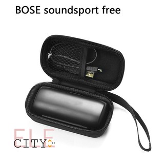 Bose soundsport Free กระเป๋าเคส กล่องเก็บหูฟังแบบพกพาสำหรับเดินทาง